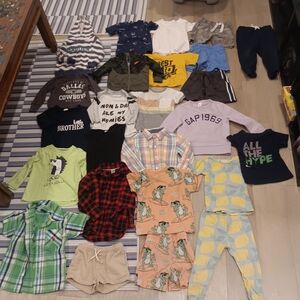 Boys 2T Super Bundle 25 Pieces Total